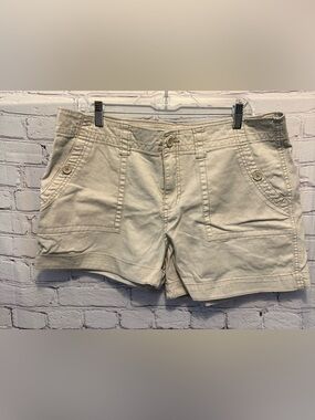 Faded Glory Cream Casual Shorts